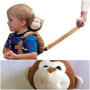 Monkey safety harness with leash
